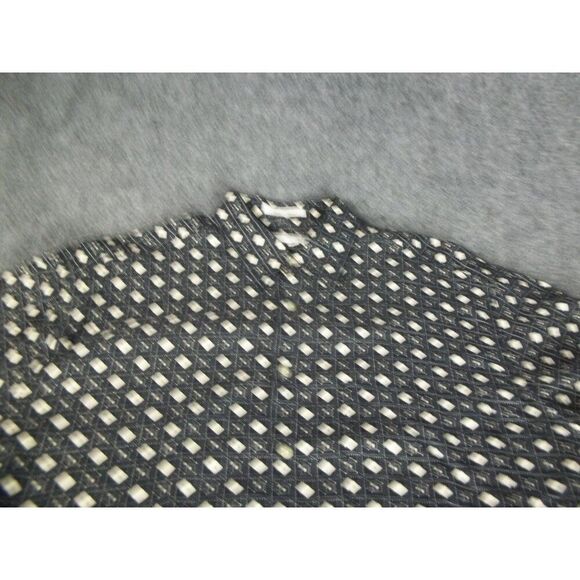 Pierre Cardin Button Up Shirt Men Sz M‎ Geometric Print Rayon Casual Workwear - Picture 2 of 9